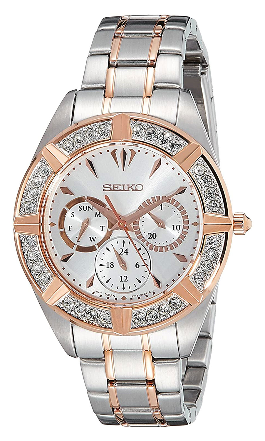 seiko silver dial watch