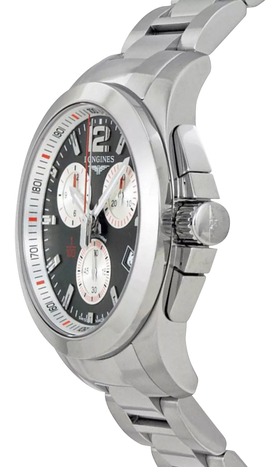 Longines Conquest Roland Garros Chronograph Steel Diver Men Watch