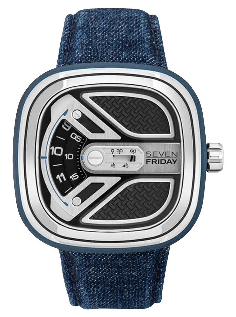 SEVENFRIDAY M-Series Urban Explorer Automatic Steel Blue Denim